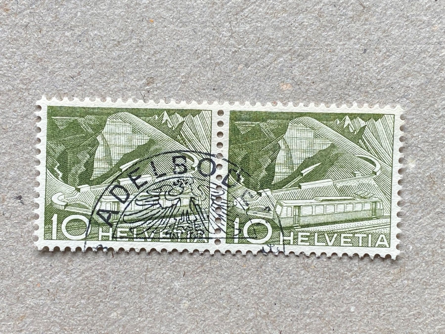 Alle Briefmarken: 299, Adelboden – Gebraucht aus Aarau von hilde47