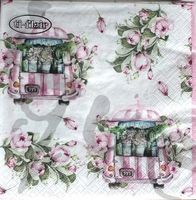 Serviette flower truck (1369) 2Stk.