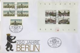 FDC MAXI 750 JAHRE BERLIN