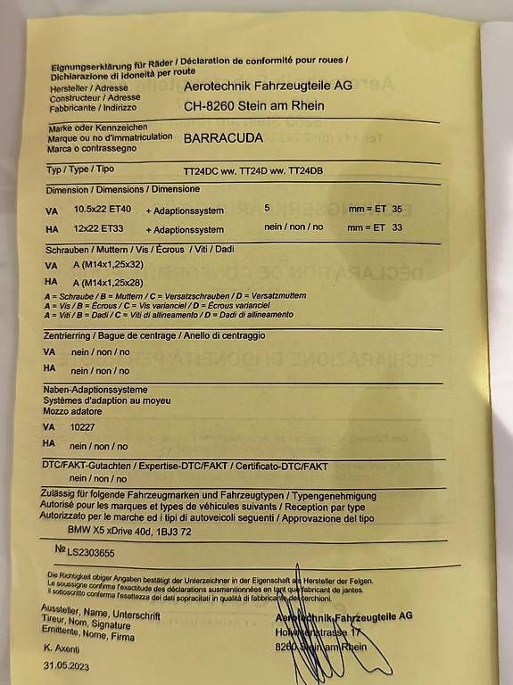 BMW Pneus & Roues: Bmw X5 e70 Komplettradsatz – D'occasion à Hausen AG par Robiir32 3