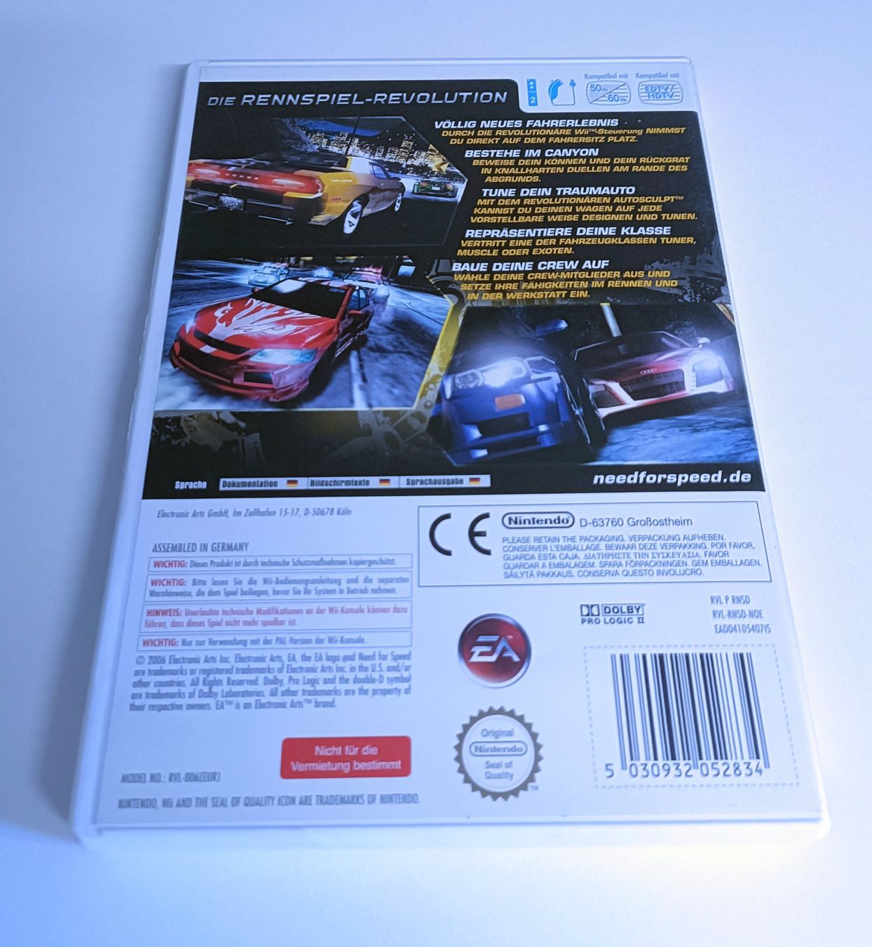 Nintendo Spiele: Need for Speed Carbon | Wii – Gebraucht aus Köniz von Gamecollect 2