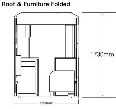Mobilhome: L3H2 Camper Vanbox - 2  multifunctional module – Usato da Hinterforst venduto da myBRO 3