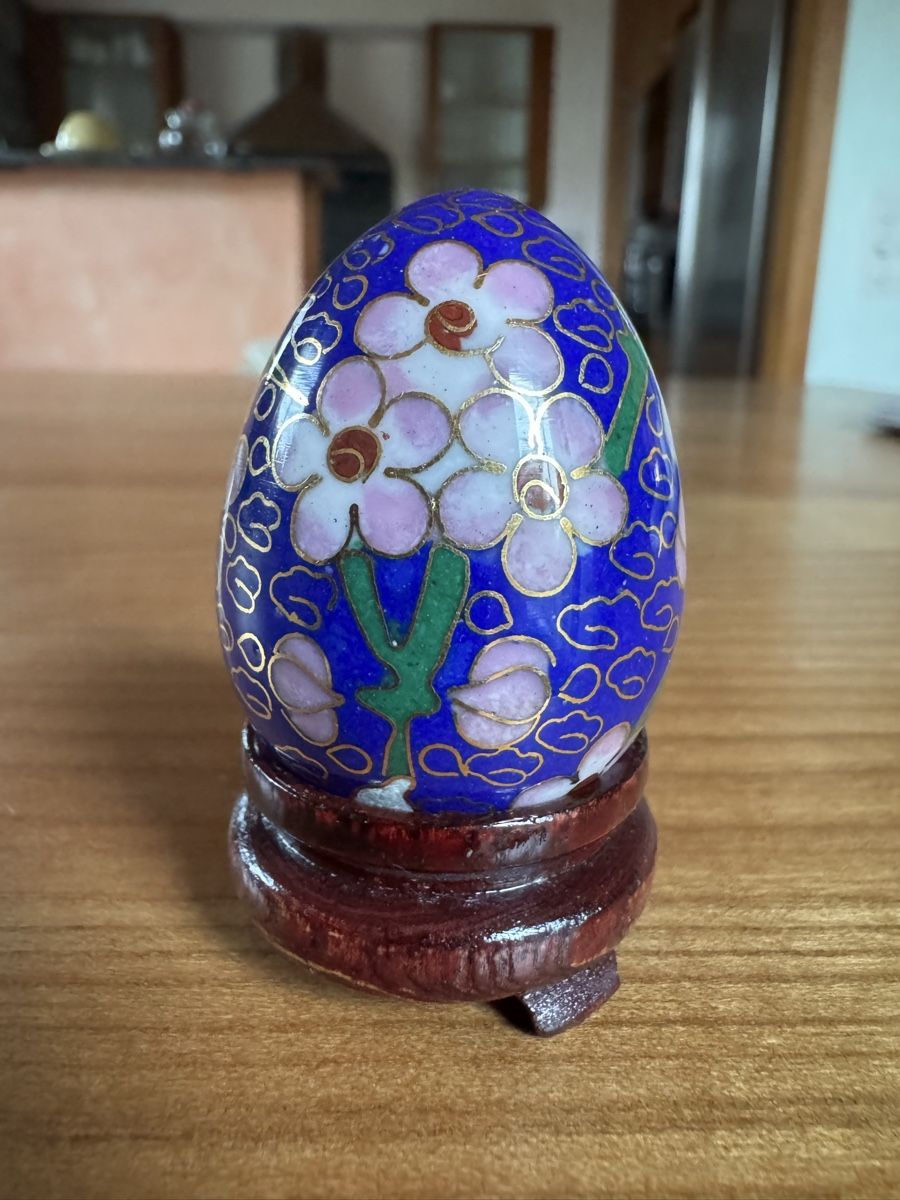 Tutte le decorazioni: Osterei Chinesisch Cloisonné Handgemalt – Usato da Therwil venduto da rowe-spezial