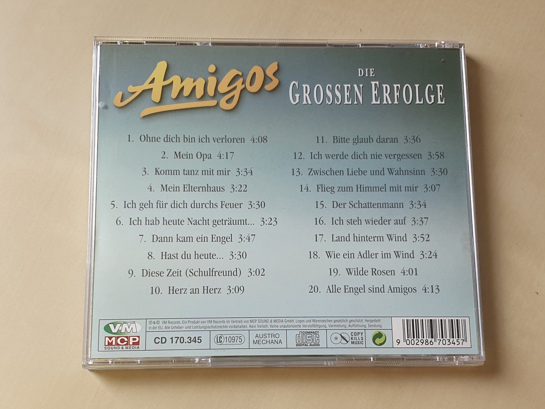 CD: Amigos die grossen Erfolge – Usato da Stansstad venduto da collectorsshop 1