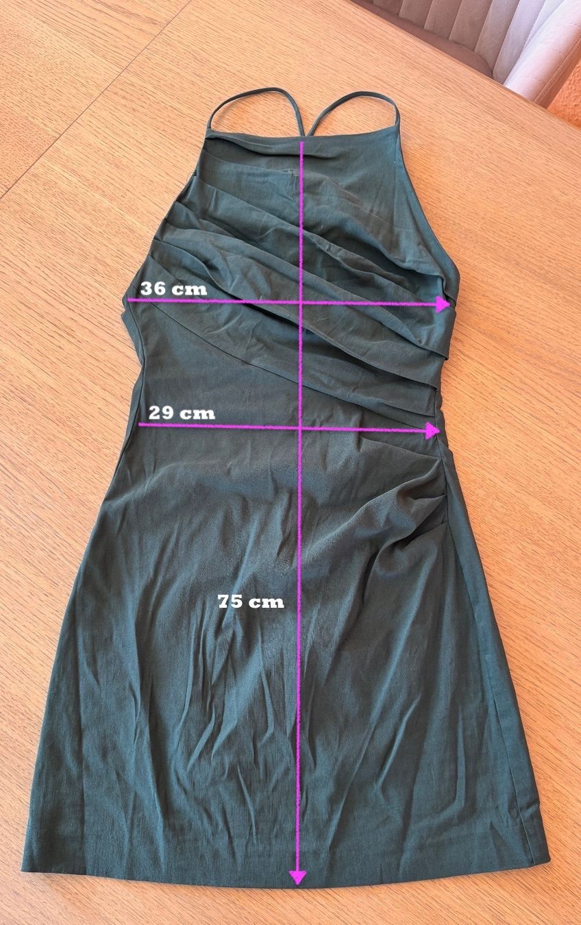 Zara Kleider: Mini-robe vert Zara en lin mélangé - taille S – Gebraucht aus Genève von Lucie.hwrth 1