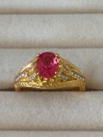 Luxus Elegante Gr.19/9 Ring Farbe:  Gold