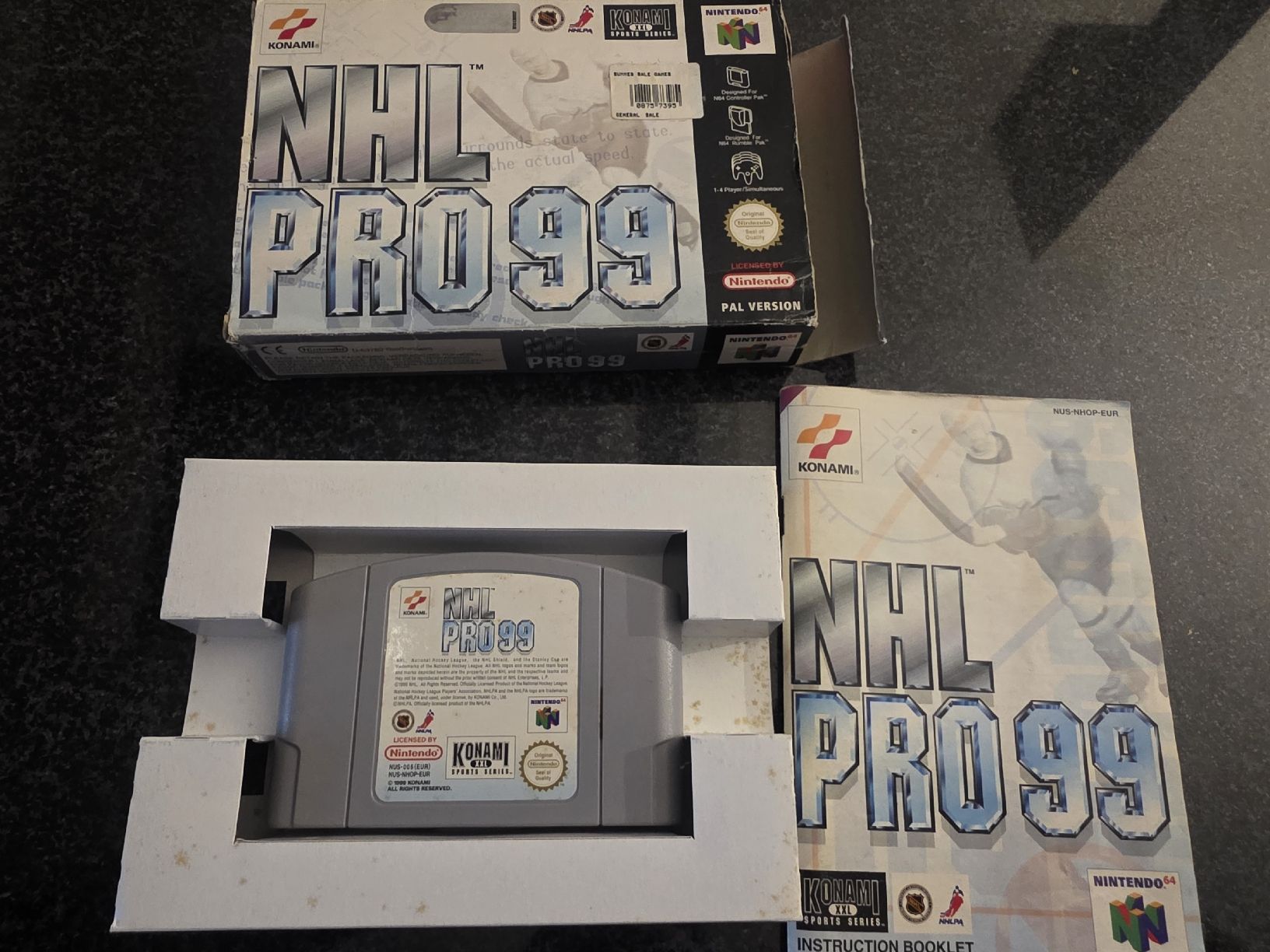 Spiele: NHL Pro 99 Nintendo 64 – Gebraucht aus Chavornay von Crash37 2