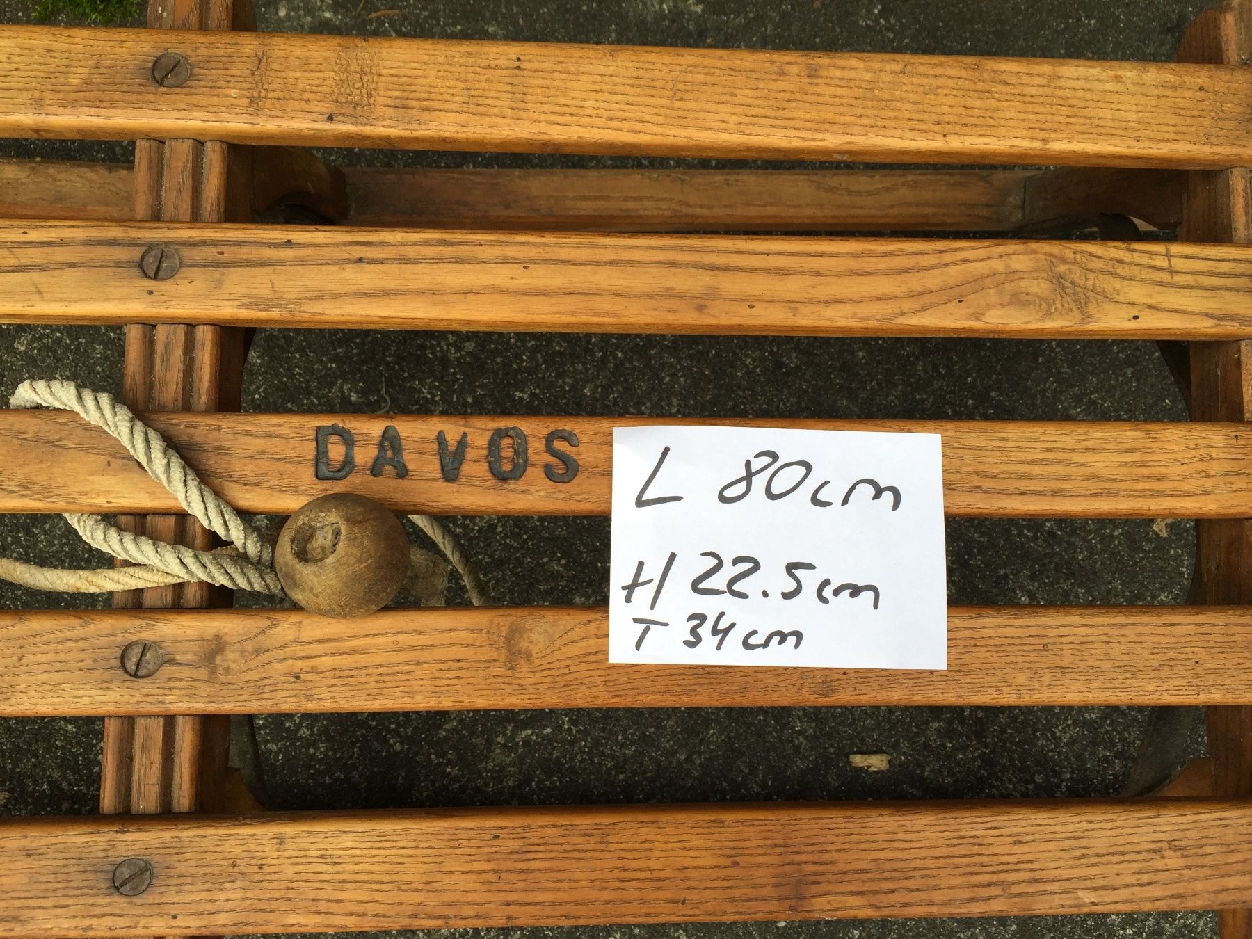 Davos Slitta: Davoser  Schlitten – Usato da Flaach venduto da Monisoldshop 1