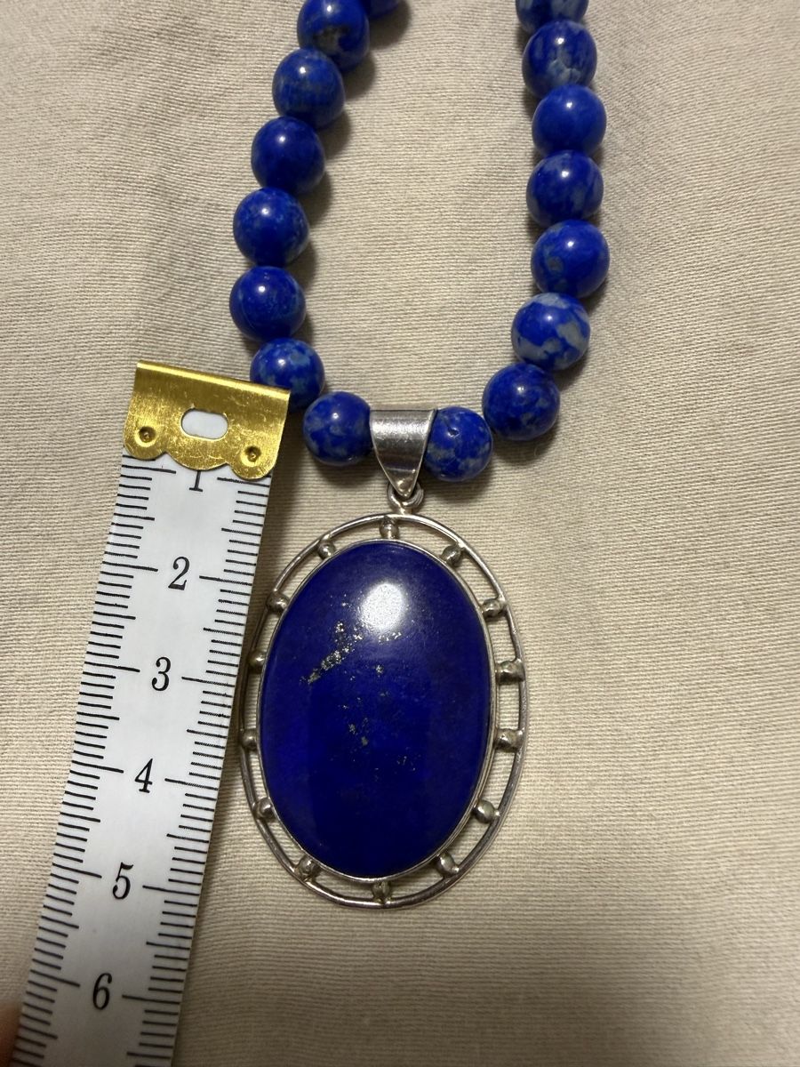Catenine: Lapislazuli Kette mit Anhänger  – Usato da Oberhof venduto da RealStone 5
