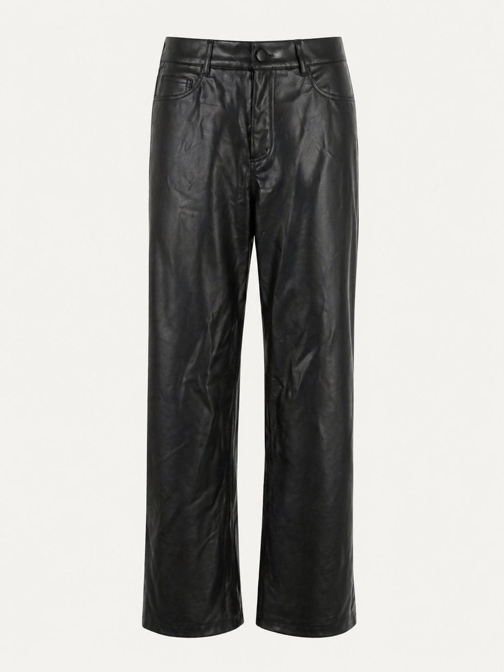 Tally Weijl Pantaloni: Pantaloni neri simil pelle – Usato da Lugano venduto da mic_zcm7