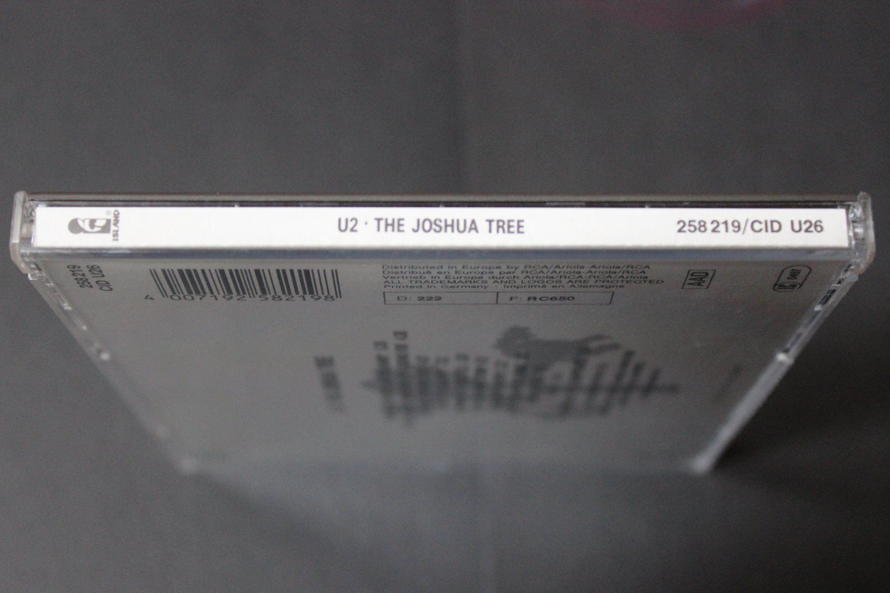 CD: U2 - THE JOSHUA TREE CD 1987 – Usato da Tübach venduto da JamesStone 5