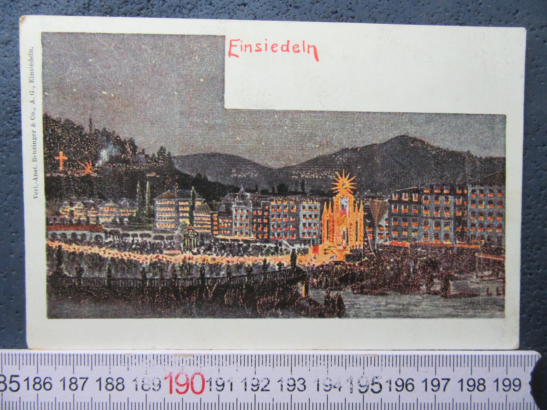 Cartoline postali: EINSIEDELN SZ NACHT-PROZESSION – Usato da Ettingen venduto da Hausi4711