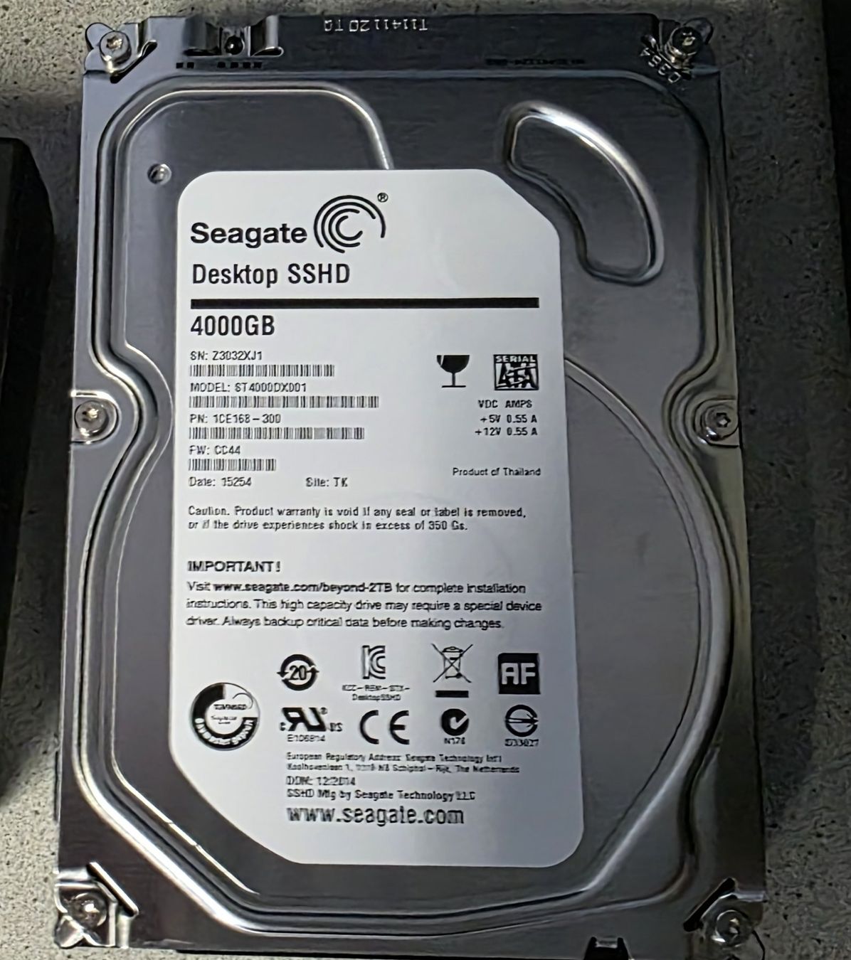 Dischi rigidi: LogiLink USB 3.0 2-Bay RAID Gehäuse mit 2× 4 TB Harddisk – Usato da Ebikon venduto da Fredieluz 2