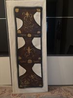 Retro Wandbild / Gemälde mit Goldakzenten, Blickfang 123/50