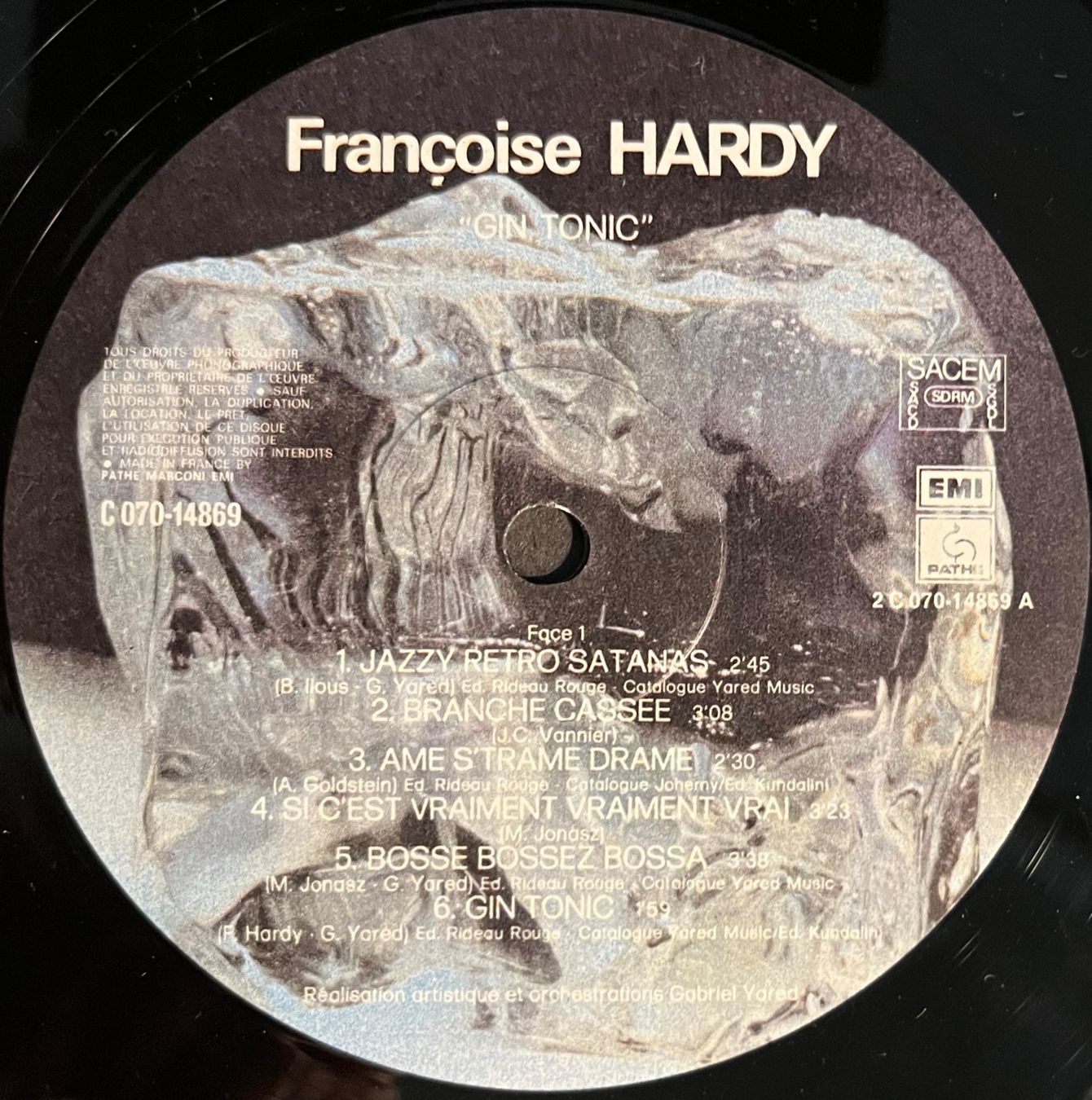 Schallplatten: FRANCOISE HARDY - GIN TONIC - 33 Tours – Gebraucht aus Bussigny von vinyl-pas-cher 2