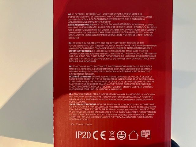 Elettrodomestici da cucina: Popcorn Maschine – Nuovo e nell'imballaggio originale da Flurlingen venduto da Tobia04 2