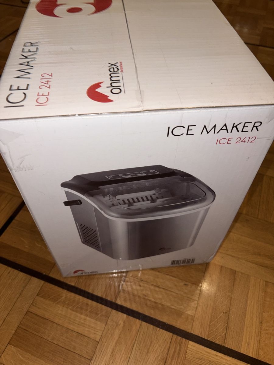 Ohmex Elettrodomestici da cucina: OhMEX ICE MAKER ICE 2412 Portable new – Nuovo e nell'imballaggio originale da Genève venduto da jul_2fzv 1