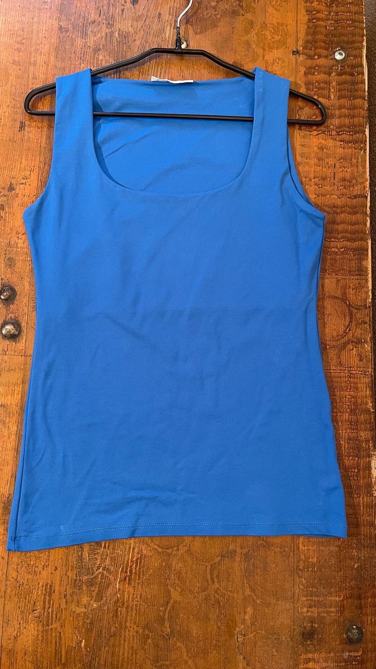 Zara Top: ZARA COLLECTIONE S M/NP28CHF PE Elastane Royal Blue – Nuovo (secondo la descrizione) da Kölliken venduto da Hap-7 3