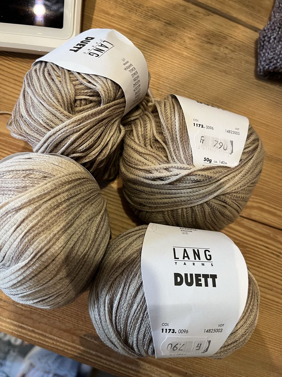 Lang Yarns Lana: Lang  yarns duett – Nuovo (secondo la descrizione) da Schwendibach venduto da didu12