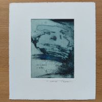 Exlibris Kouhei Wakatsuki - Original Farbradierung signiert