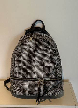 Sac à dos élégant noir et blanc