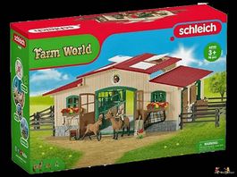 Schleich Farm World Pferdehof mit Pferden 42195