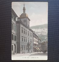 AK L'Hotel de ville SION belebt 1921