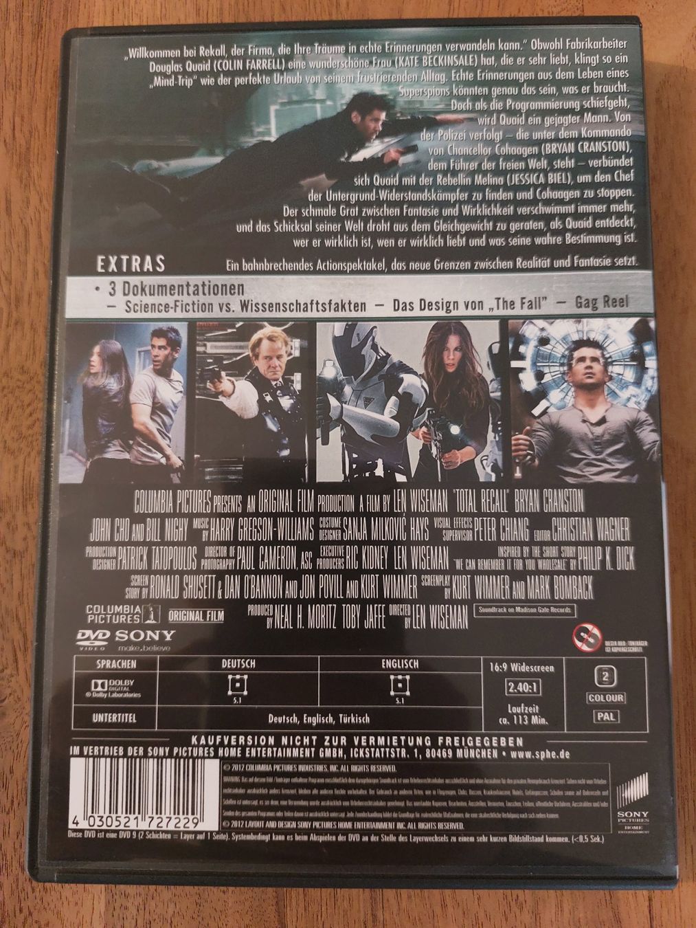 Tous les DVDs: DVD - Total Recall – D'occasion à Rheinfelden par Onyx74 1