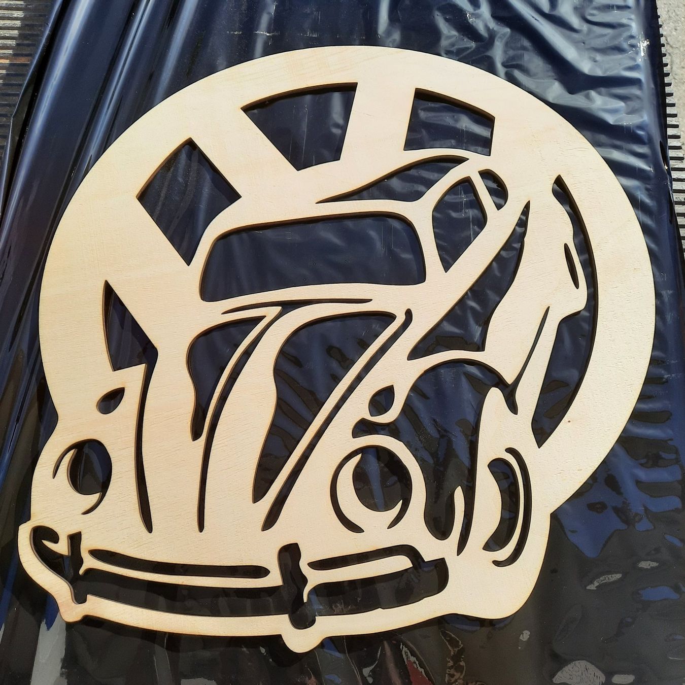 Schilder: VW Käfer Logo Garagenbild Deko Schild Beetle – Neu und originalverpackt aus Widnau von Senna7 1