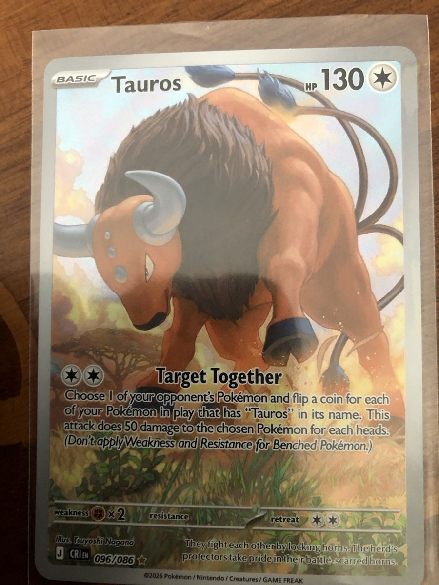 Pokémon Cartes à collectionner: Pokemon Karte Tauros – Neuf avec emballage d'origine à Worb par Tyra07