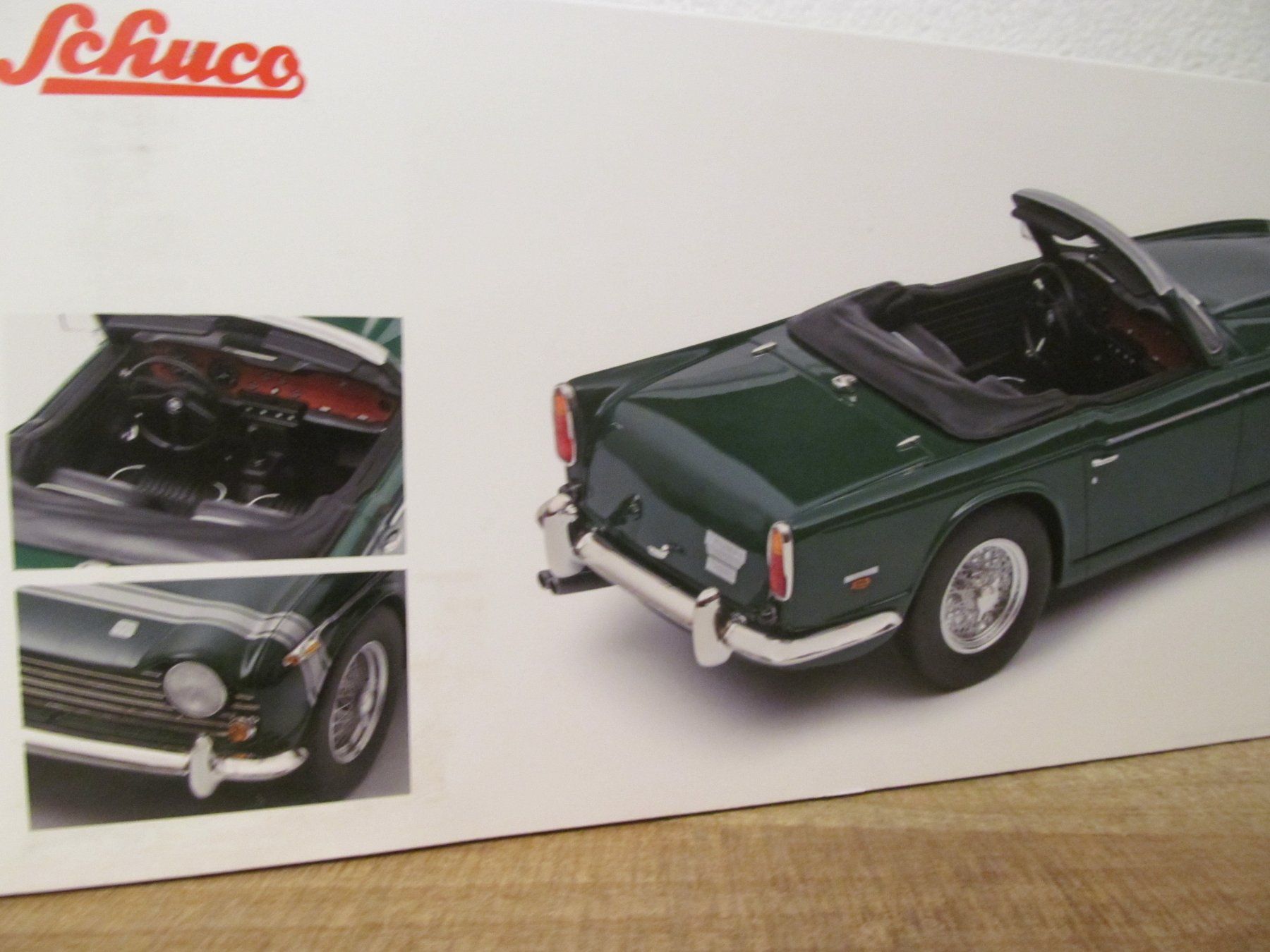 Triumph Modellini d'auto: TRIUMPH TR250  SCHUCO  RESIN 1:18 – Nuovo e nell'imballaggio originale da Grueningen venduto da malamut56 1