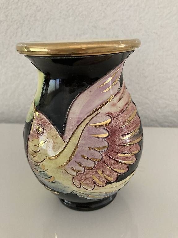 Vasi & Recipienti: Vase artisanal signé "Vallauris" – Usato da Bex venduto da IdaComina 1