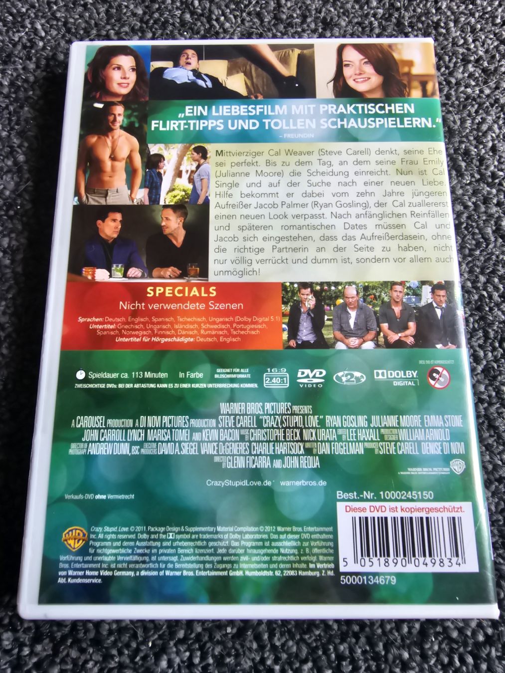 Tutti i DVDs: Crazy, Stupid, Love. (22070) – Usato da Ruswil venduto da jan_bxl5 1