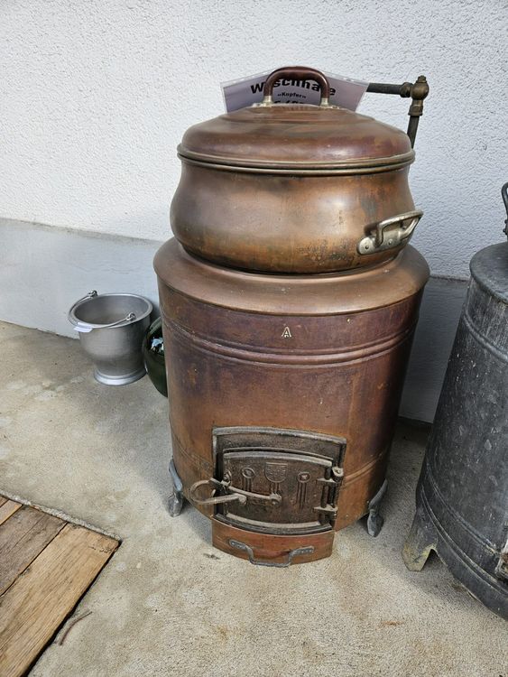 Waschkessel Mit Holzfeuerung