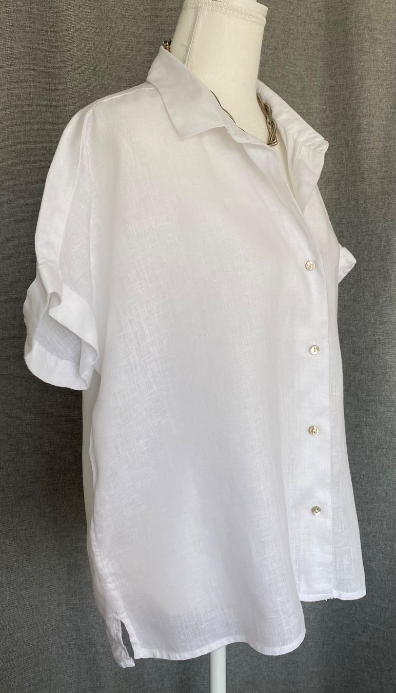 Camicette: Rachel Zoe Leinenbluse Grösse L – Usato da Oberwil BL venduto da Leni-Mischi 2