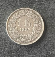 1 Franken Silber 1887 Vorz - Unz