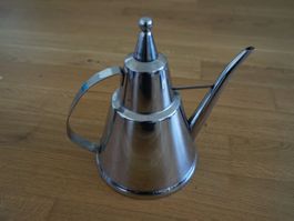 Edelstahl-Ölflasche - guter Zustand