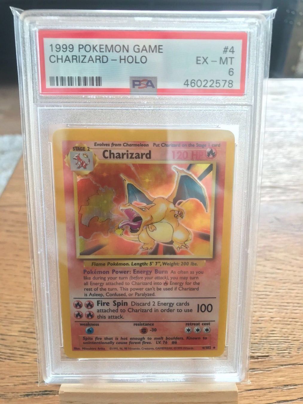 Pokémon Carte collezionabili: Glurak, Charizard PSA 6,1999,Eng – Usato da Küssnacht am Rigi venduto da Ebikoner 1