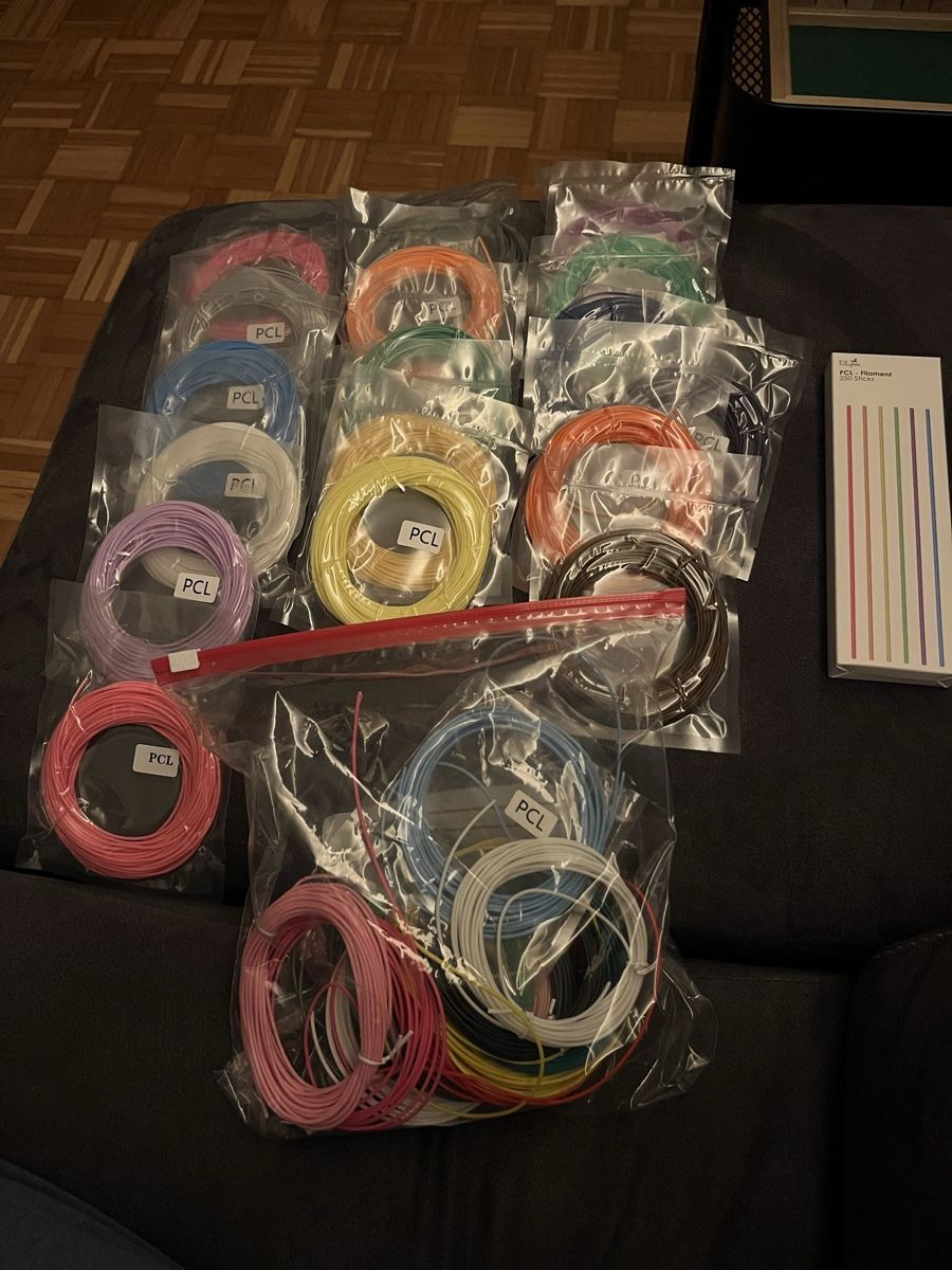 Filamento: 3D-Stift Filament PCL, 1.75mm dick – Usato da Thalwil venduto da Potato0 1