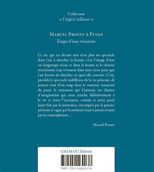 Livres: Marcel Proust à Evian – D'occasion à Neuchâtel par Dualseele 3