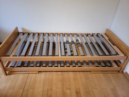 Einzelbett veränderbar zu Doppelbett