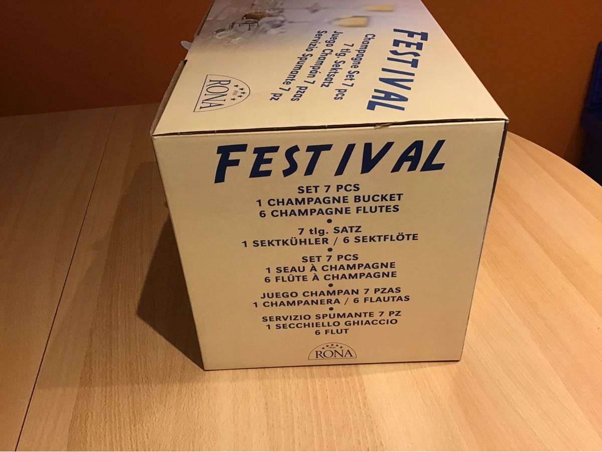 Bicchieri: Champagner set 7 Teilig  Rona – Nuovo e nell'imballaggio originale da Trimbach venduto da Mery70 2