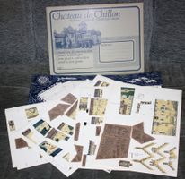 Grosser Bastelbogen Schloss Chillon -rar , neu und OVP