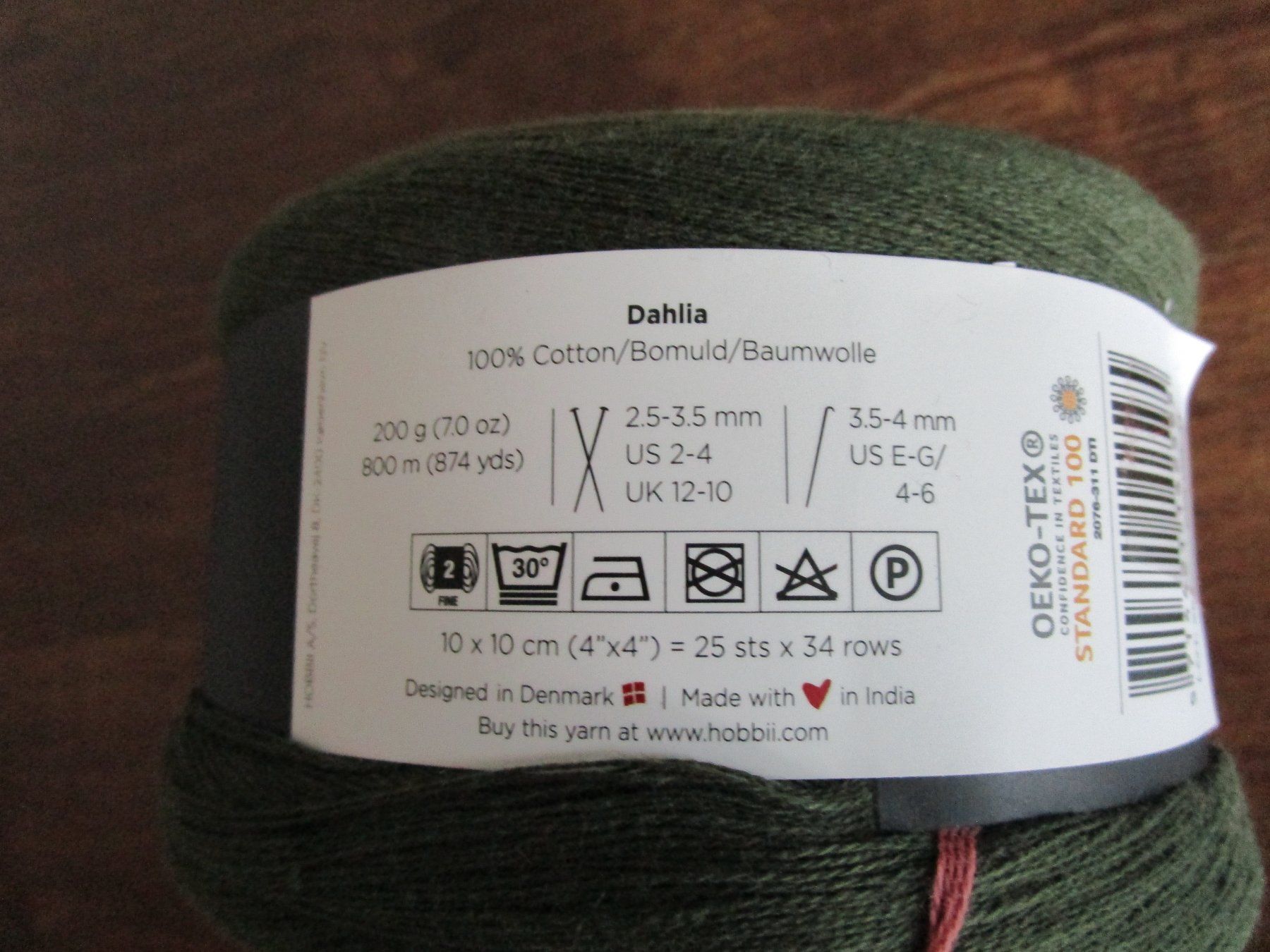 Wolle: Strickgarn,  100% Baumwolle, Bobble 200 g  (11) – Neu (gemäss Beschreibung) aus Ursenbach von gruenblau 1