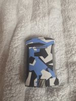 Colibri Daytona Feuerzeug blau Tarnmuster gebraucht