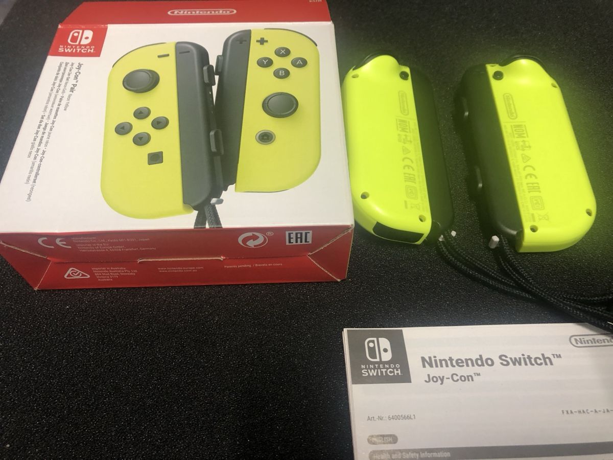 Nintendo Controller: Nintendo Switch Joy-Con Neon Yellow – Nuovo (secondo la descrizione) da Reinach BL venduto da colmarer 4