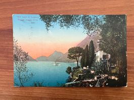 AK  1919 Lugano coloriertl uralt     (G2183)