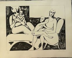 Edoardo Samartino (1901-1992) LITHOGRAPHIE SIGNIERT NUMMERIE
