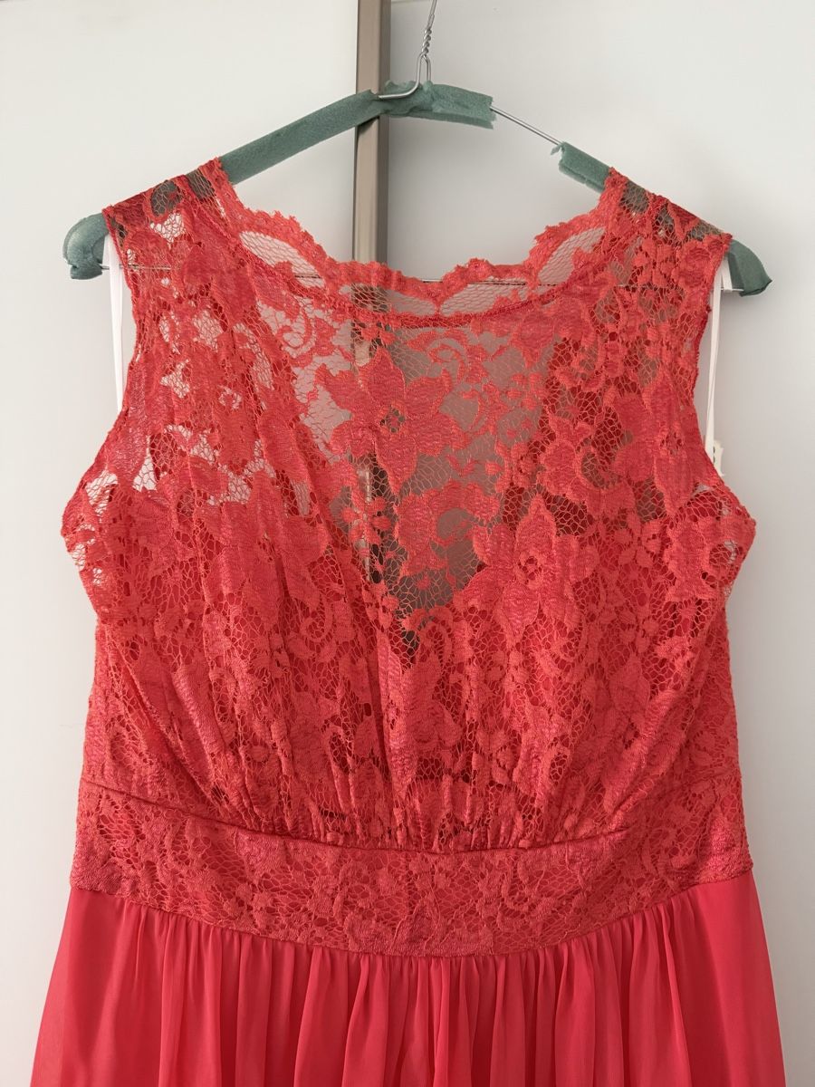 Kleider: Ballkleid Abendkleid in Korallrot  – Gebraucht aus Triesen von Charlie1983 1