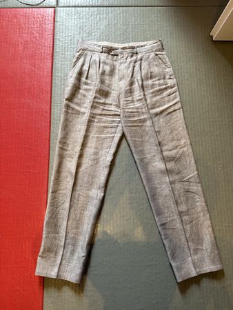 Pantalon Drake Store Genève - Corneliani en lin - bon état